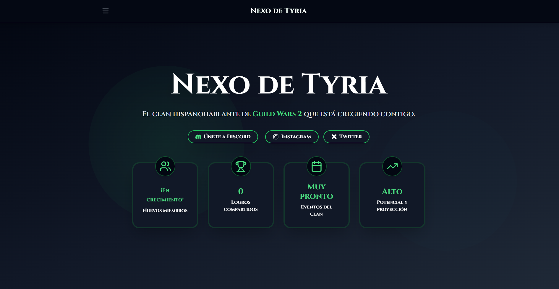 Portada del proyecto NexodeTyria